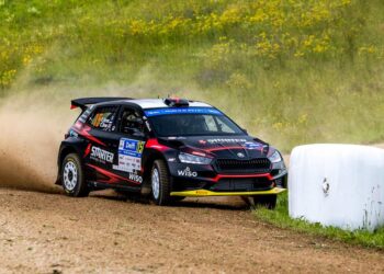 Robert Virves Rally Estonia testikatsel, Foto: André Lavadinho / andre@at-world.com