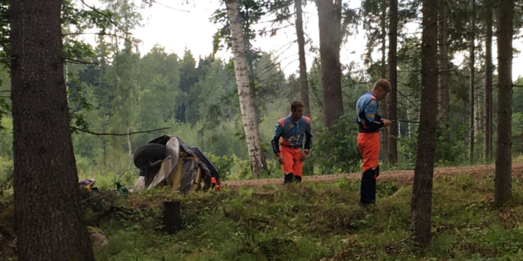 PILDID ja VIDEOD: Ott Tänak tegi raske avarii ja katkestas Rally Estonia