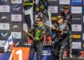 Robert Virves ja Aleks Lesk Poola ralli 2024 võitu tähistamas, Foto: André Lavadinho
