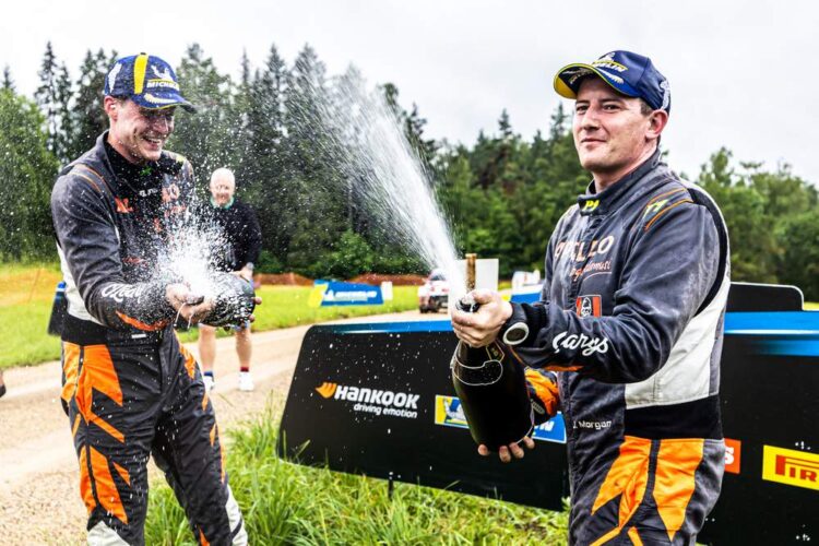 Georg Linnamäe ja James Morgan Rally Estonia 2024 võitjad, Foto: @World / Red Bull Content Pool