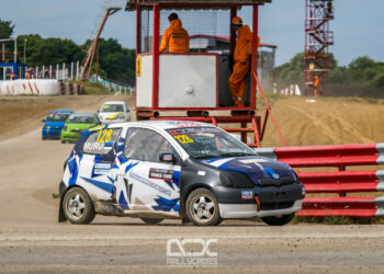 Kristo Marten Muru sai Leedus teise koha. Foto: Raimonds Volonts / rallucross.lv