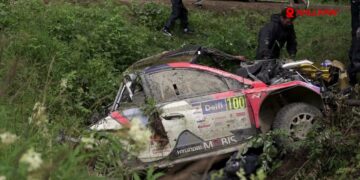 VIDEO: Ott Tänaku auto peale avariid Rally Estonial