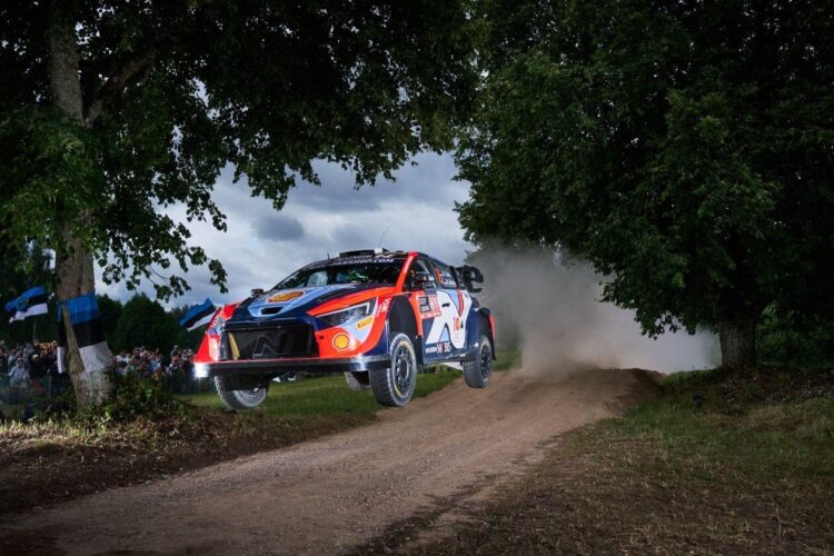 Ott Tänak - Martin Järveoja Läti MM-rallil Autor/allikas: Hyundai Motorsport