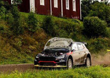 Robert Virves ja Aleks Lesk Soome MMrallil 2024, Foto: André Lavadinho @world.com