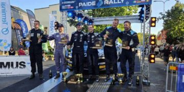 Paide ralli 2024 poodium, Foto: Kaspar Kark