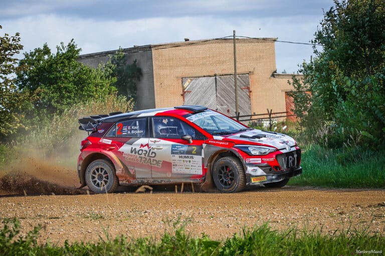 Egon Kaur ja Allan Birjukov Paide rallil 2024, Foto: Marleen Maask