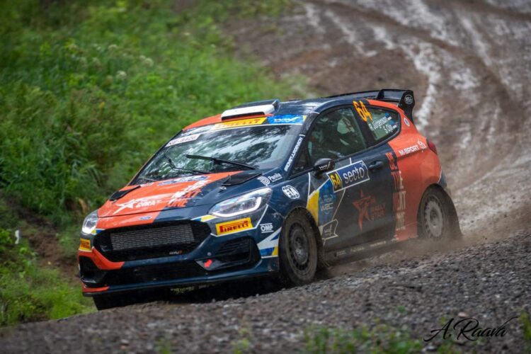 Romet Jürgenson ja Siim Oja Soome rallil 2024, Foto: Andres Raava