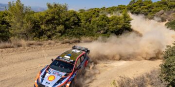 Ott Tanak ja Martin Jarveoja Kreeka ralli 2022 Foto: Hyundai Motorsport