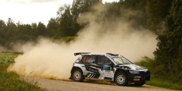 Karl Peder Nordstrand ja Jørn Listerud Paide rallil 2024, Foto: Ray Põder