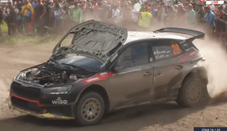 Väga kahju! Tehnilised probleemid röövisid super sõitu teinud Robert Virveselt kolmanda koha