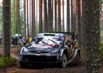 Elfyn Evans ja Scott Martin Soome rallil, Foto: Jaanus Ree / Red Bull Content Pool