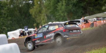 Robert Virves ja Aleks Lesk Soome MM-ralli 2024, Foto: Andres Raava