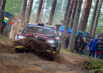 Robert Virves ja Aleks Lesk Soome rallil 2024, Foto: Andres Raava