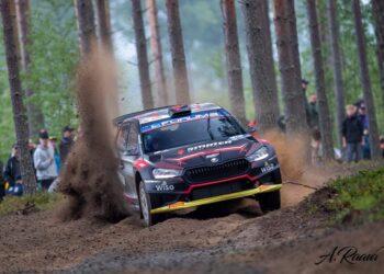 Robert Virves ja Aleks Lesk Soome rallil 2024, Foto: Andres Raava