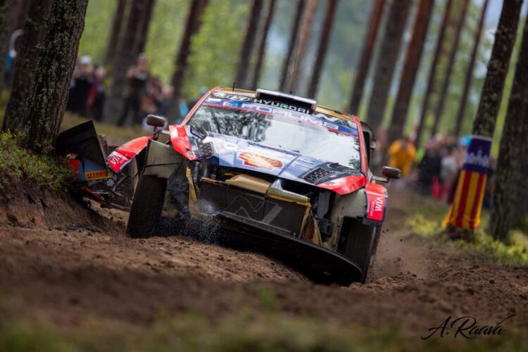 Esapekka Lappi avarii Soome rallil, Foto: Andres Raava / Ralli.ee