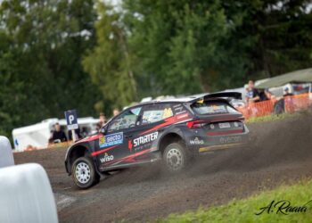 Robert Virves ja Aleks Lesk Soome rallil 2024, Foto: Andres Raava