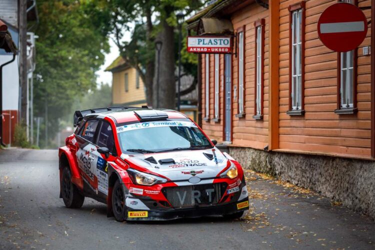 Egon Kaur ja Allan Birjukov Paide rallil, Foto: Pille Sussi