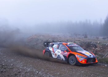 Ott Tanak ja Martin Järveoja Tšiili rallil 2024, Foto: Austral / Hyundai Motorsport GmbH