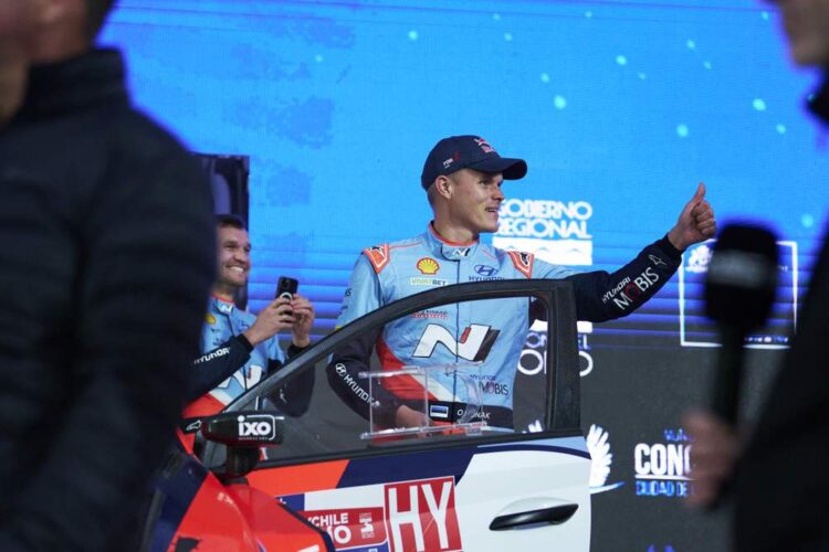 Ott Tanak Tšiili MM-rallil, Foto: Vincent Thuillier / Hyundai Motorsport GmbH