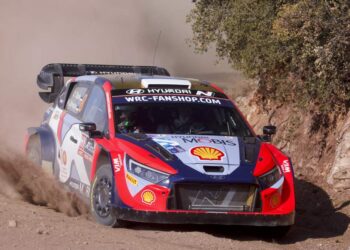 Ott Tanak ja Martin Järveoja Akropolise ralli Kreeka 2024, Foto: Austral Worldwide / Motorsport GmbH