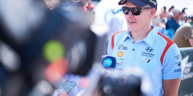 Ott Tanak Akropolise ralli Kreeka 2024, Foto: Romain Thuillier / Hyundai Motorsport GmbH