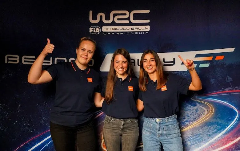 Beyond Rally Women’s Driver Development programmi kolm finalisti: Suvi Jyrkiäinen, Claire Schönborn ja Lyssia Baudet