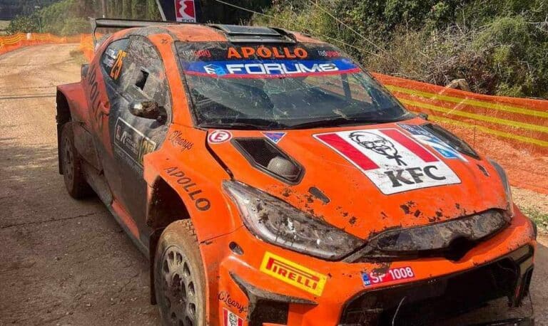 Georg Linnamäe ja James Morgan Kreeka rallil 2024,