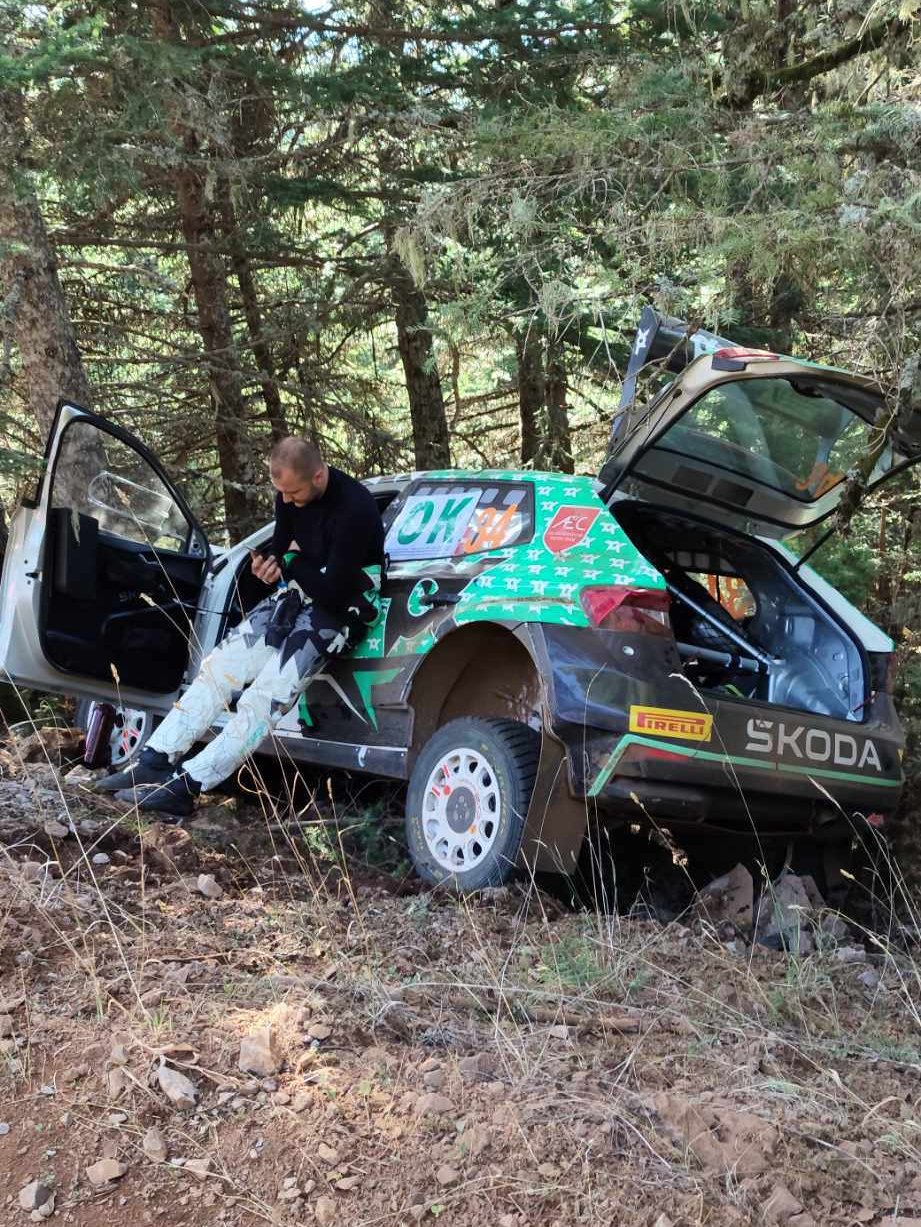 Pierre-Louis Loubet Kreeka ralli avakatsel 2024, Foto: Social media