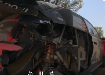 Dani Sordo auto katse lõpus