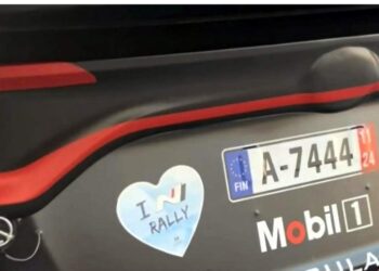 Matin Järveojja poolt kleebitud Hyundai kleeps Evans autol