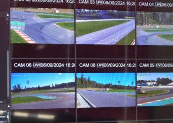 Kaamerasüsteem annab igakülgse ülevaate rajalt. Foto: kaader videost