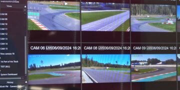 Kaamerasüsteem annab igakülgse ülevaate rajalt. Foto: kaader videost