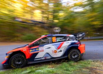 Ott Tanak, Martin Jarveoja Kesk-Euroopa ralli 2024, Foto: Dufour Fabien / Hyundai Motorsport GmbH