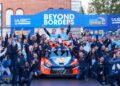 Ott Tänak ja Martin Järveoja Kesk-Euroopa MM-ralli võitu tähistamas, Foto: Austral / Hyundai Motorsport GmbH