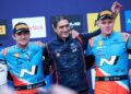 Ott Tänak ja Martin Järveoja Kesk-Euroopa MM-ralli võitu tähistamas, Foto: Austral / Hyundai Motorsport GmbH