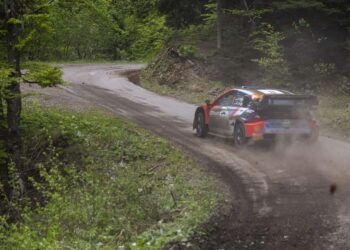 Ott Tänak ja Martin Järveoja Horvaatia rallil 2024, Foto: Austral / Hyundai Motorsport GmbH