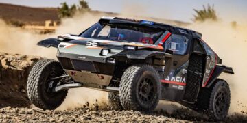 Nasser Al-Attiyah ja Edouard Boulanger, Dacia Sandriders Team, Rally Du Maroc 2024, Foto: Kin Marcin / Red Bull Content Pool