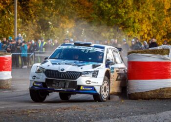 Ken Torn ja Kauri Pannas Saaremaa rallil. Foto: Pille Russi