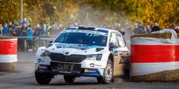 Ken Torn ja Kauri Pannas Saaremaa rallil. Foto: Pille Russi