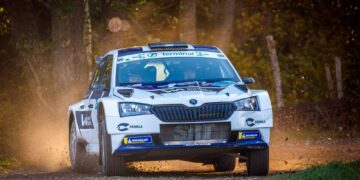 Ken Torn ja Kauri Pannas Saaremaa rallil 2024, Foto: Pille Russi