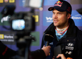 Andreas Mikkelsen Jaapani rallil 2024, Foto: Romain Thuillier /Hyundai Motorsport GmbH