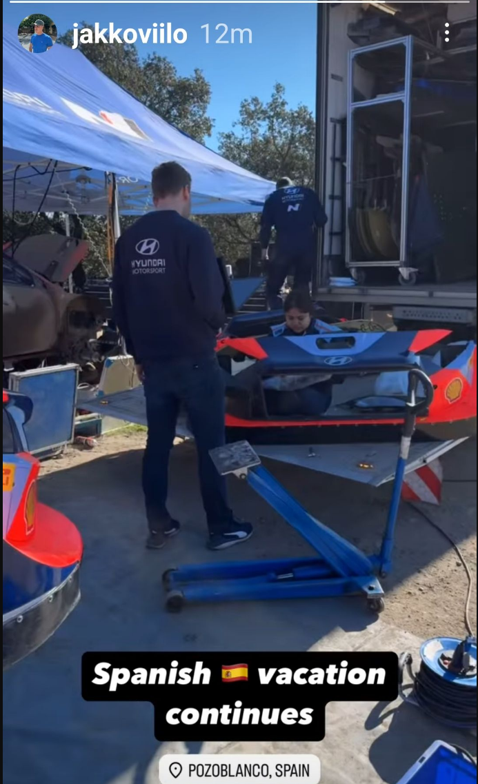 VIDEOD | Ott Tänak on Hispaanias järgmise aasta Hyundai i20 Rally1 autot testimas