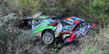 PILTUUDIS: Heikki Kovalainen sõitis Jaapani rallil teelt välja samas kohas kus Ott Tänak