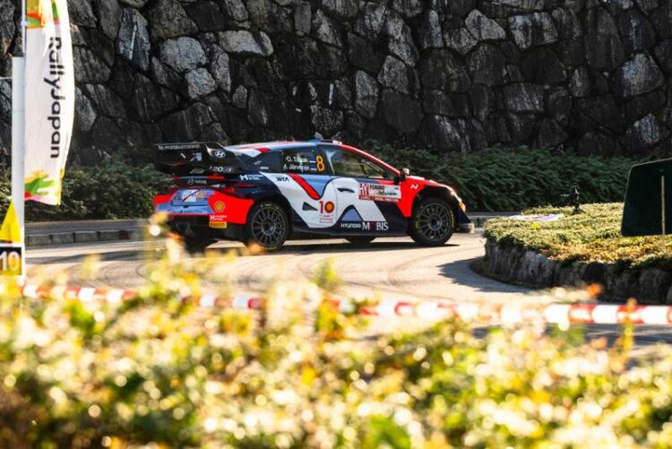 Ott Tänak ja Martin Järveoja Jaapani rallil 2024, Foto: Jaanus Ree / Red Bull Content Pool