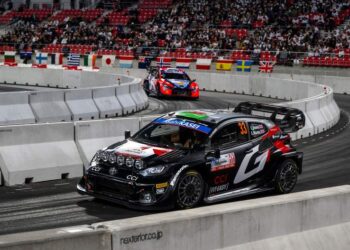 Elfyn Evans ja Scott Martin Jaapani rallil 2024, Foto: Jaanus Ree / Red Bull Content Pool