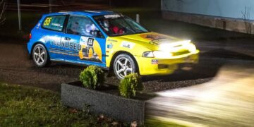 Hiiumaa rahvaralli kavva kuuluvad ka õhtused Kärdla linnakatsed. Foto: Pille Russi