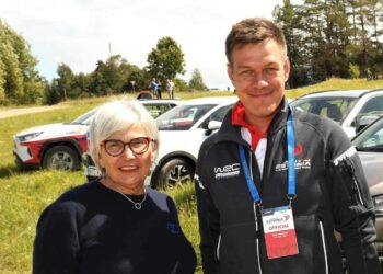 Michele Mouton ja Priit Priimägi. Foto: erakogu