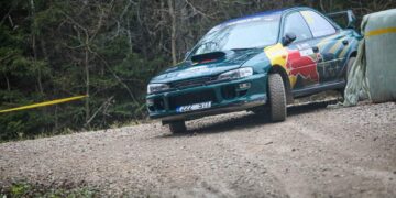 Robin Pruul / Rein Tikka võitsid Hiiumaa rahvaralli. Foto: Margus Kirs