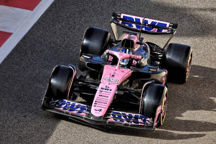 Paul Aron, Alpine F1 Team A524. Formula One Testing, Yas Marina, Foto: UAE