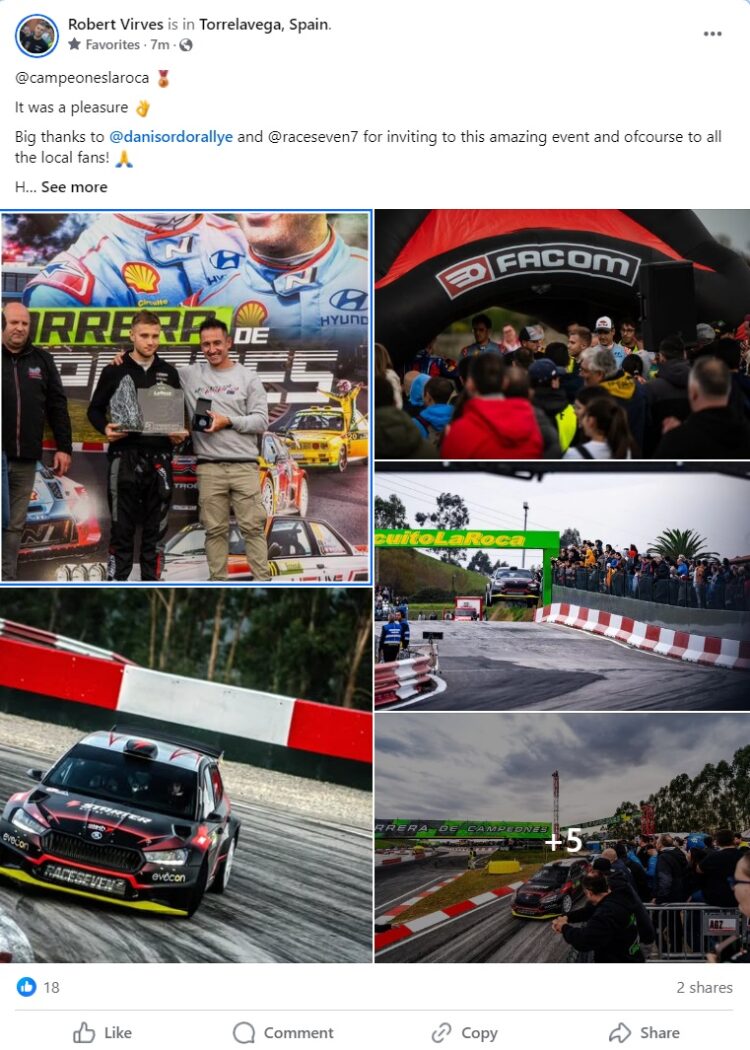 VIDEOD ja PILDID: Vaata kuidas Robert Virves, Dani Sordo, Thierry Neuville ja teised rahvale korralikku showd tegid